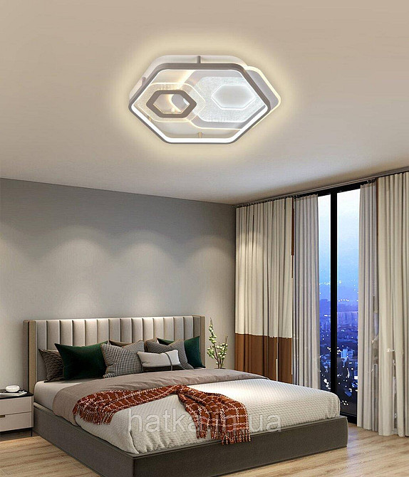 Потолочная светодиодная люстра WSD5227, Белая Киев - изображение 2