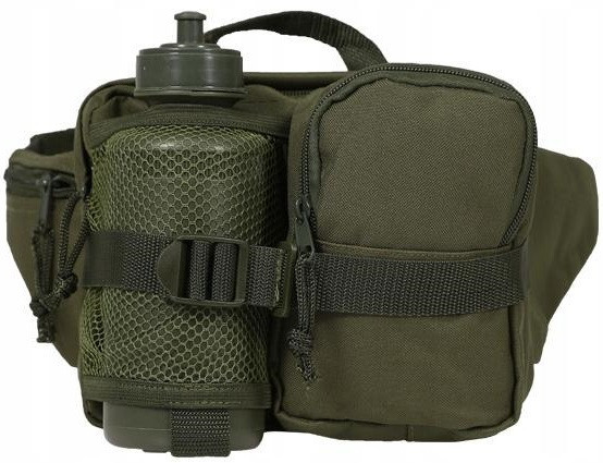 Универсальная Поясная Сумка 3 кармана с флягой 0.5 литров Mil-Tec от Sturm (13511001) Olive Нововолынск - изображение 2