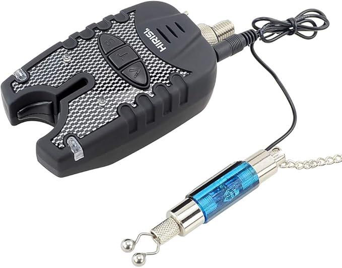 Набор Hirisi для рыбалки — 3 электронных сигнализатора поклевки и 3 свингера на цепочке в кейсе Киев - изображение 9