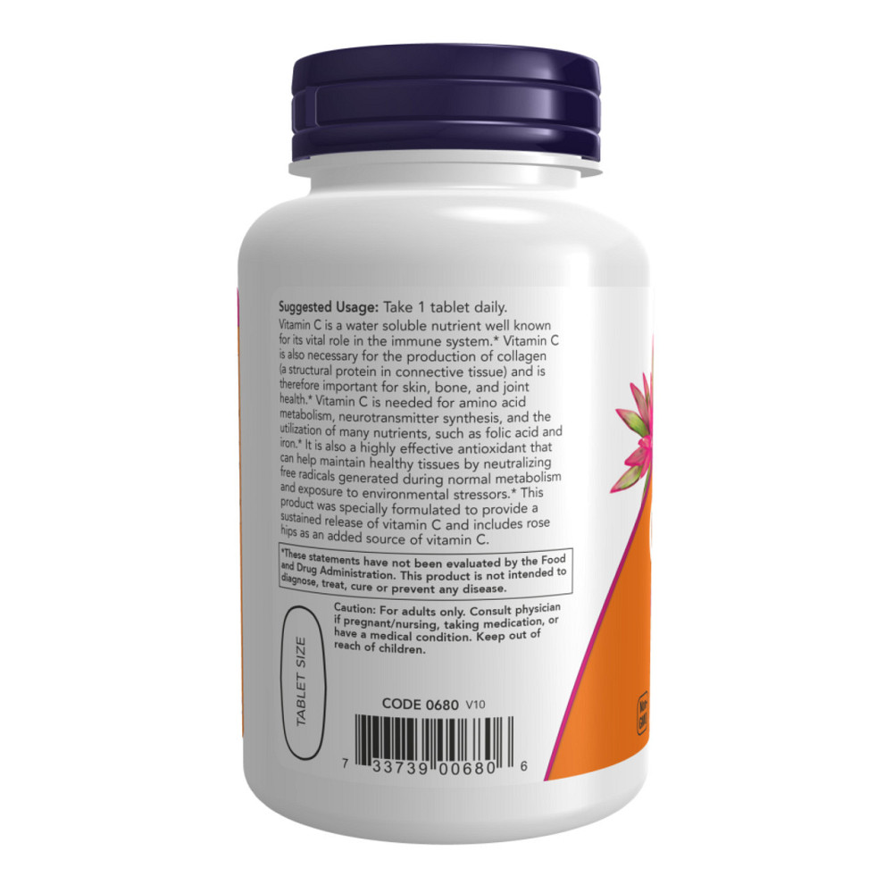 Витамин C с шиповником Now Foods C-1000 250 tabs Киев - изображение 3
