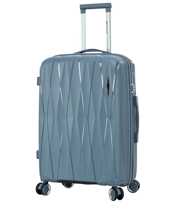Валіза поліпропіленова MADISSON 51103 середня 67 см сіро-синя Київ - фото 1