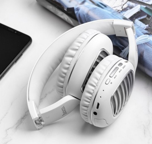 Навушники стерео гарнітура Hoco W23 Brilliant sound (Білий) Вінниця - фото 7