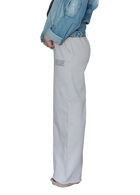 Брюки палаццо cotton Q 01091-3 42-44 Киев - изображение 2