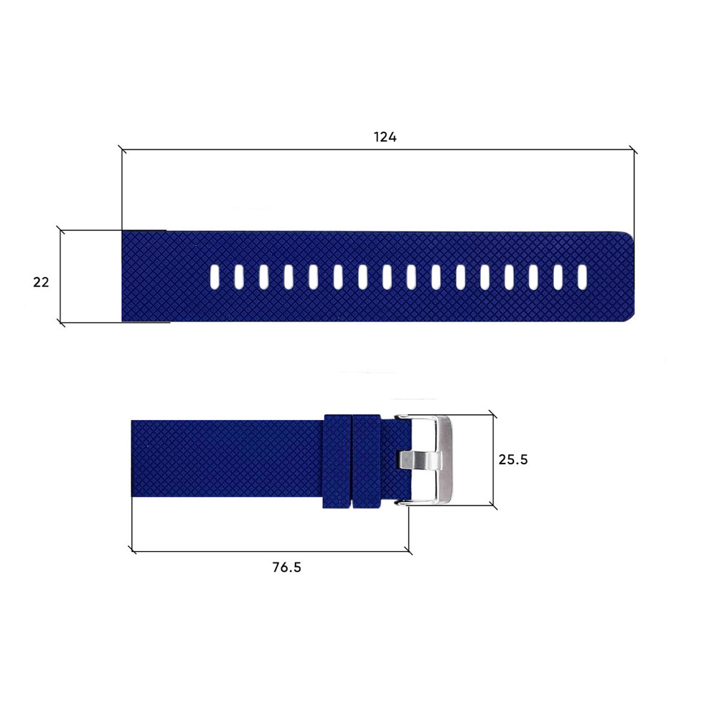 Ремешок для часов Skmei 1416/1418/1267/1285/1293/1426/1866/1894BUBK Blue-Black SBR Киев - изображение 3