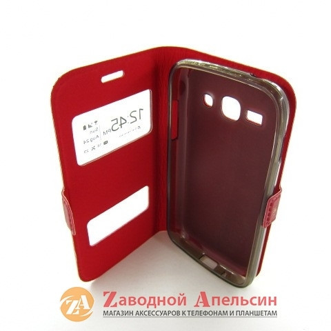 Чохол книжка Samsung S7272 S7270 Ace 3 Smart Case red Одеса - фото 6