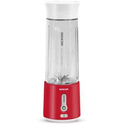 Блендер Sencor Блендер Sencor портативний для смузі 150Вт, чаша-500мл, USB-C, б (SBL134RD) Вінниця