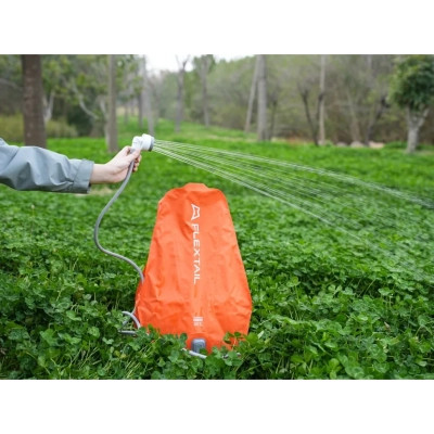 Душ портативный Flextail Tiny Shower Bag із ємністю та насосом 20 л помаранчевий (TSB-650) Вінниця - фото 4