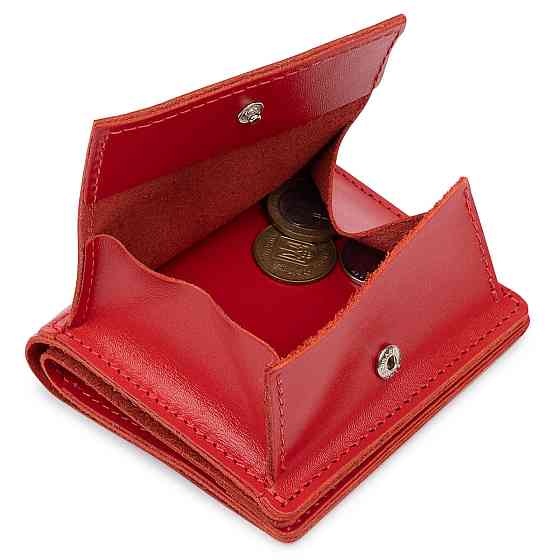 Невелике жіноче портмоне GRANDE PELLE 11565 Червоний Київ