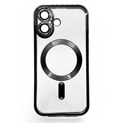 Чохол до мобільного телефона BeCover TPU Chrome Case (MagSafe) для Apple iPhone 16 Black (712070) Вінниця - фото 1