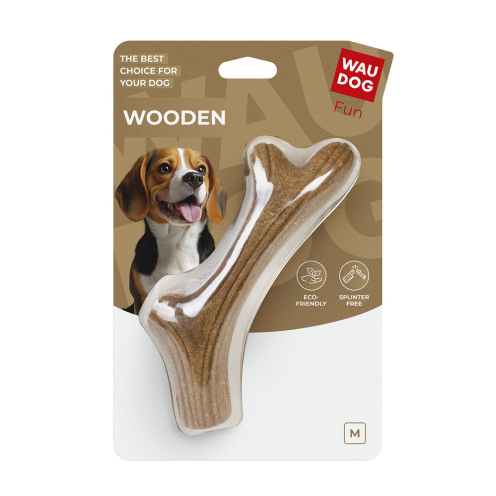 Игрушка для собак WAUDOG Fun Wooden Рог, M, 19 см Киев - изображение 2