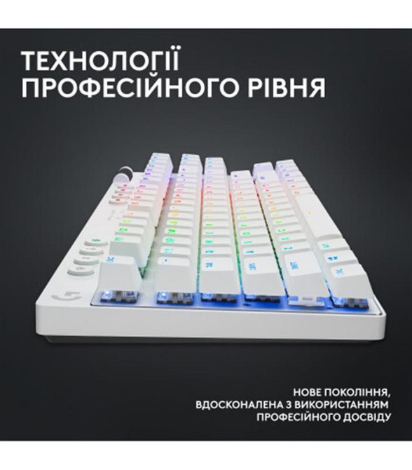 Клавіатура Logitech G PRO X TKL Lightspeed White Tactile (920-012148) Білий Харків - фото 8