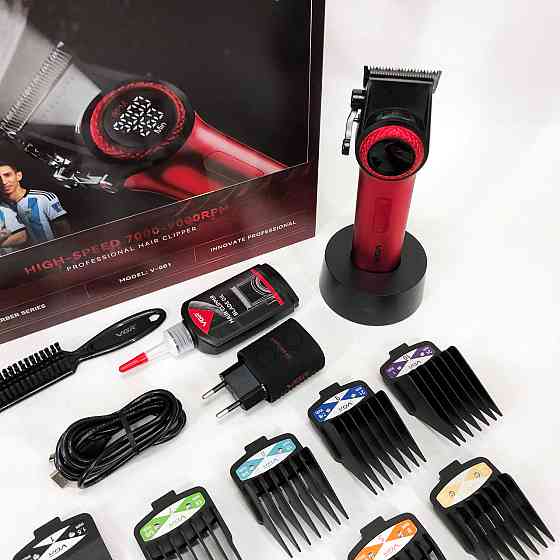 Машинка для стрижки волосся домашня VGR V-001 RED, Професійна акумуляторна машинка для стрижки VX-31 Івано-Франківськ