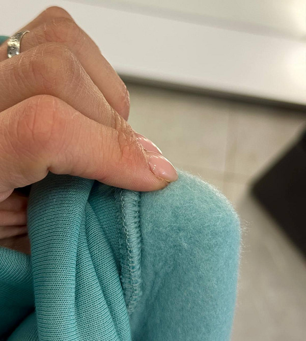 Женская стильная комфортная теплая худая турецкая трехнить на флисе Мятный, 42/44 Одесса - изображение 3