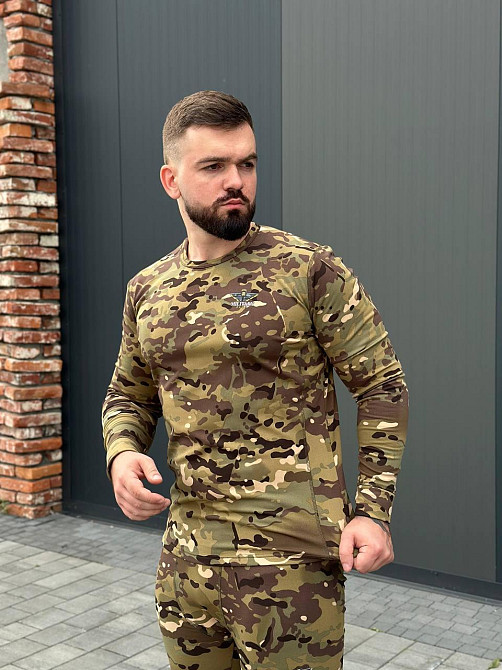 Тактична чоловіча термобілизна мультикам військовий комплект термобілизни мультикам усі розміри WAR Львів - фото 9