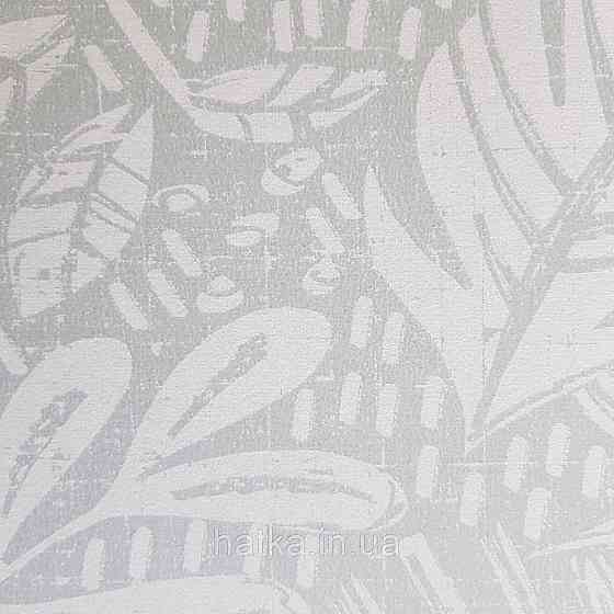 Обои флизелиновые эко Rasch Salisbury 0.53х10 листья папоротника пальмы монстеры крупные серые Киев