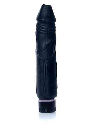 Вибратор - Real Skin Multispeed Black, 22 см Sex Aura Киев