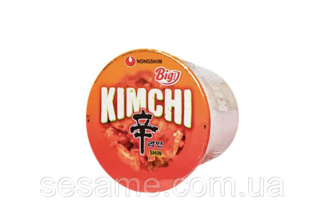 Локшина швидкого приготування Кимчи Big Bowl KimChi NONGSHIM 112 г Харків - фото 2