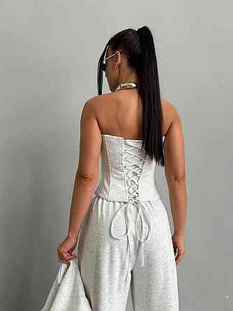 Жіночий стильний трендовий костюм трійка петля Одеса