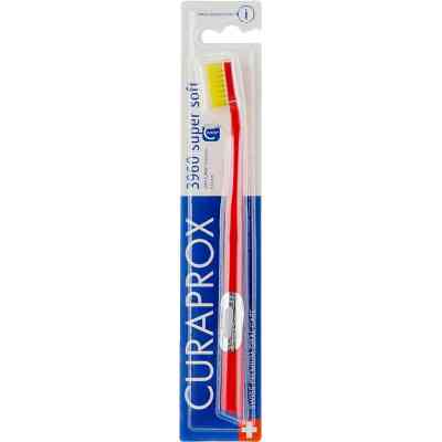 Зубная щетка Curaprox CS 3960 Super Soft Супермягкая D 0.12 мм Петроль с желтой щетиной (CS 3960-08) Винница