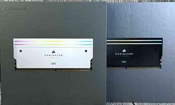 ОЗП Corsair 32 GB DDR5 6000/7200 MHz Dominator Titanium RGB по 1 шт. Харків