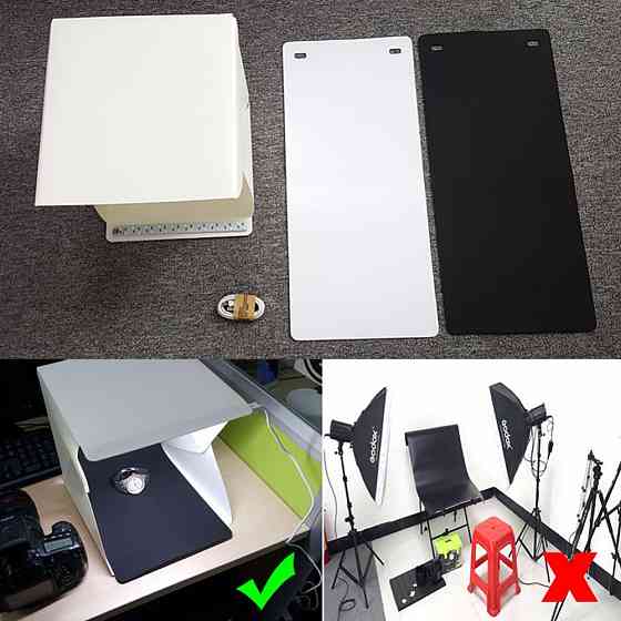 Photobox – лайтбокс з LED підсвічуванням для предметної зйомки 40см Київ