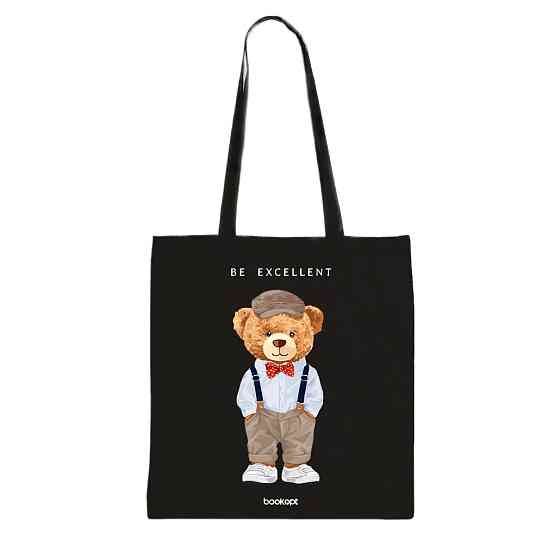 Екошопер BookOpt ВК4057 Teddy Bear (Be Excellent) чорний Киев