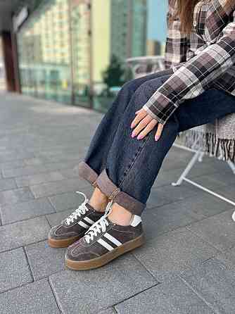 Tamei Кеды женские Tamei св.шоколад замша натуральная размер 36-41 (2710-10-32) (5804) Коломия