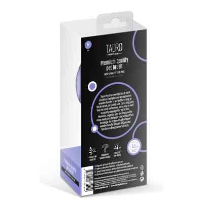 Гребінець для тварин Tauro Pro Line круглий M, зубці 11 мм purple (TPLB63542) Вінниця
