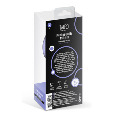 Гребінець для тварин Tauro Pro Line круглий M, зубці 11 мм purple (TPLB63542) Вінниця - фото 6