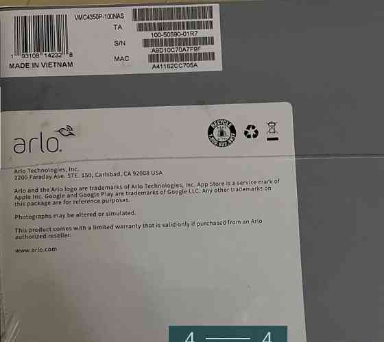 Камеры : Arlo Pro 4 Spotlight Camera. Киев