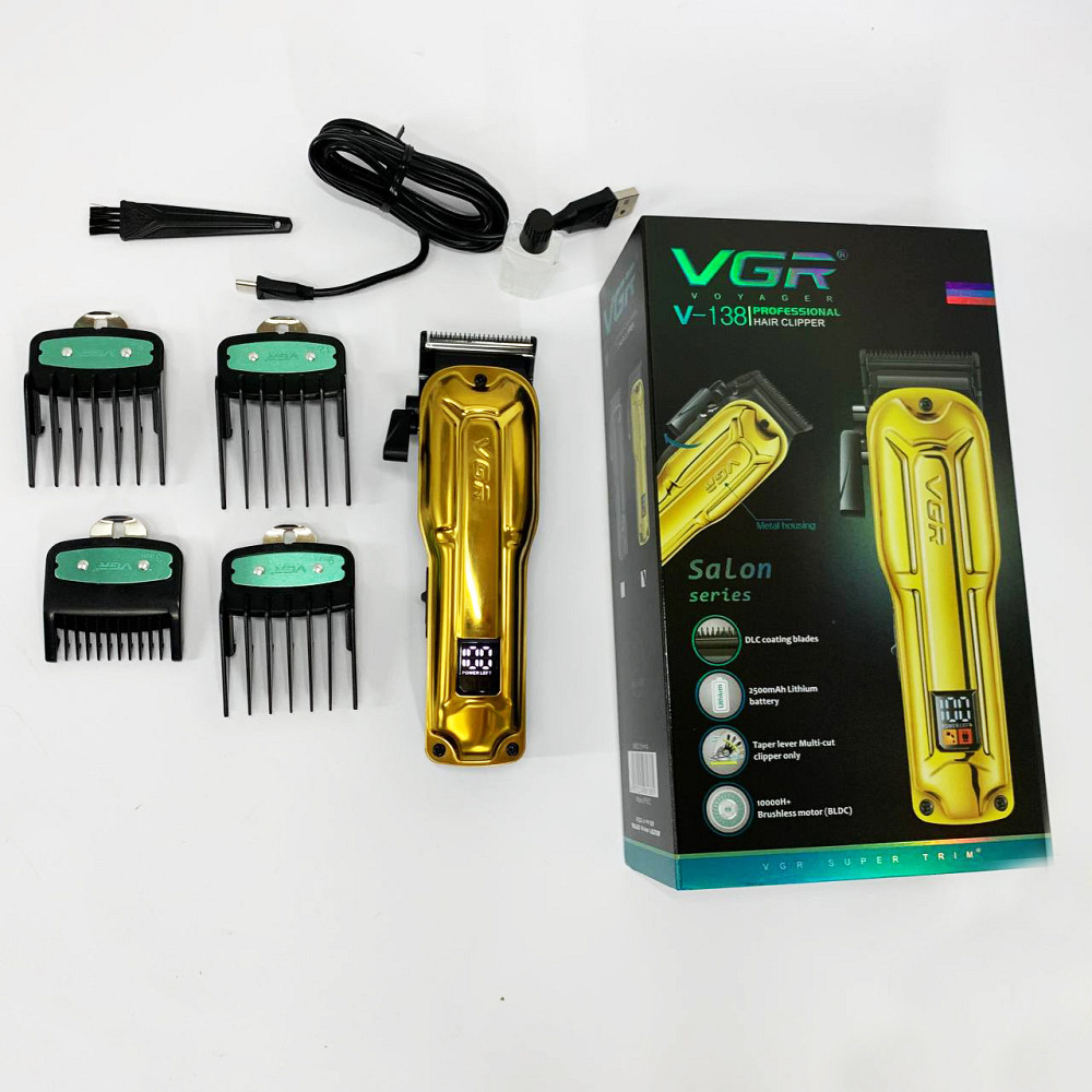 Машинка для стрижки волосся електрична VGR, Тример для скронь Машинка окантовки акумуляторна DP-80 Львів - фото 7