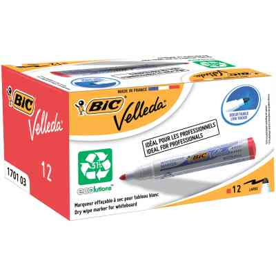 Маркер Bic для сухостираємих дошок Velleda, червоний (bc904939) Вінниця