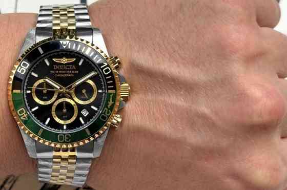 Часы Invicta 48116 Pro Diver 43 mm. Master of the Oceans Green Gold Киев