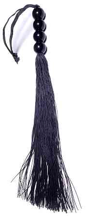 Силиконовый флогер ( длина 37 см ) Fetish Boss Series - Silicone Whip Black 14
