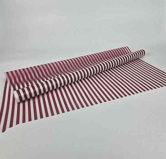 Рулон 10 м тонований матовий (7) плівка для квітів (h660) Смужка No 5 МАРСАЛА (1 шт.) Харків