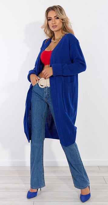 Полегшений кардиган із кишенями (42-46) Київ - фото 2