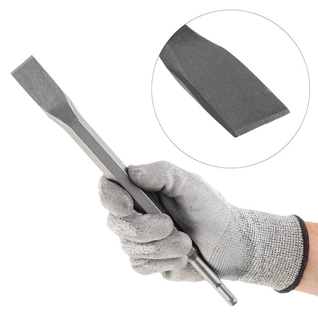 Зубило плоске, SDS-Plus, 25 мм, 280×17 мм INTERTOOL SD-0412 Киев - изображение 2