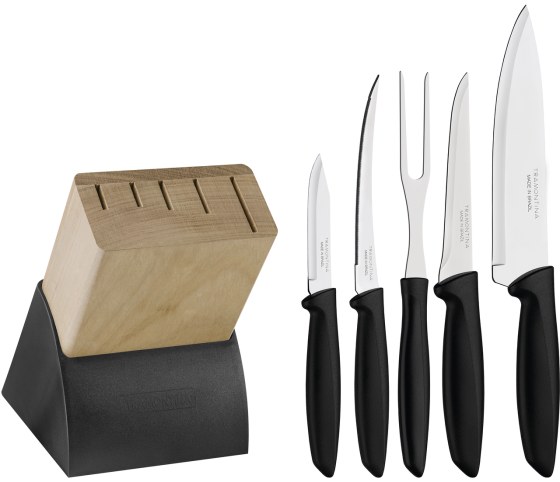 Набор ножей TRAMONTINA Plenus black, 6 предметов (6820221) Киев