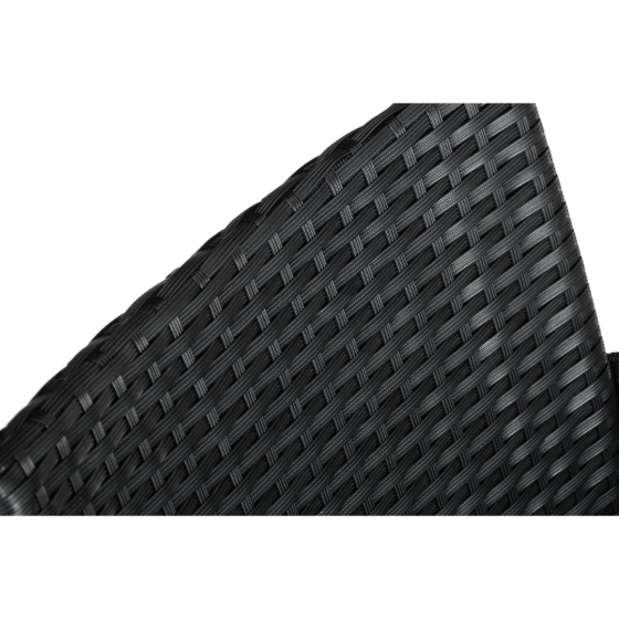 Набір меблів з ротанга LUXURY для саду, балкона, тераси та дачі, зручний комплект: стіл і два крісла Київ