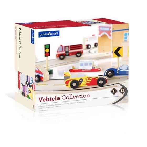 Набір транспорту Guidecraft Block Play до Дороги з дерева, 12 шт. (G6719) Харків