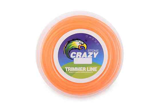 Леска мотокосы Ø2,4mm, 15 метров (косичка, оранжевая) Мукачево