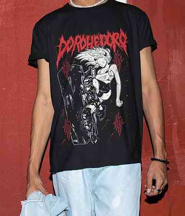 Футболка аниме Дорохедоро Дорохедоро Меркх Схин оверсайз (S/M/L) Черний AnimeJ1193 Днепр