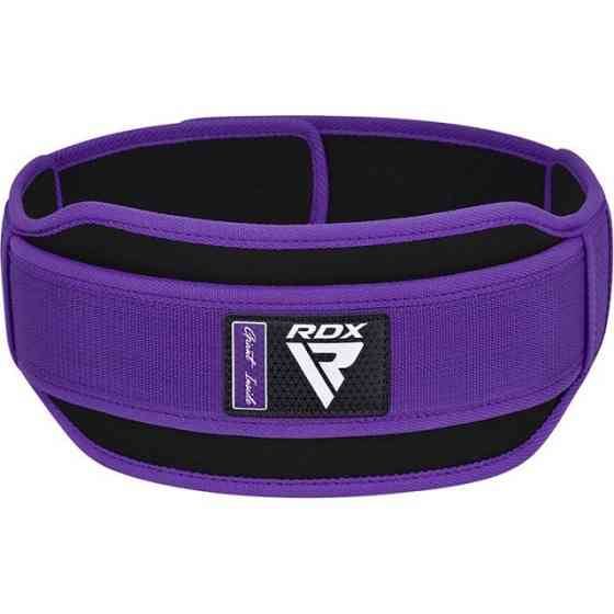Пояс для важкої атлетики RDX RX5 Double Belt неопреновий Purpel XS Кам'янське