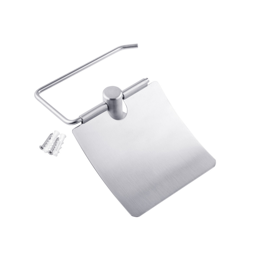 Тримач для туалетного паперу Kroner KRP Edelstahl Klassisch - ESG3703 сатин Київ - фото 3