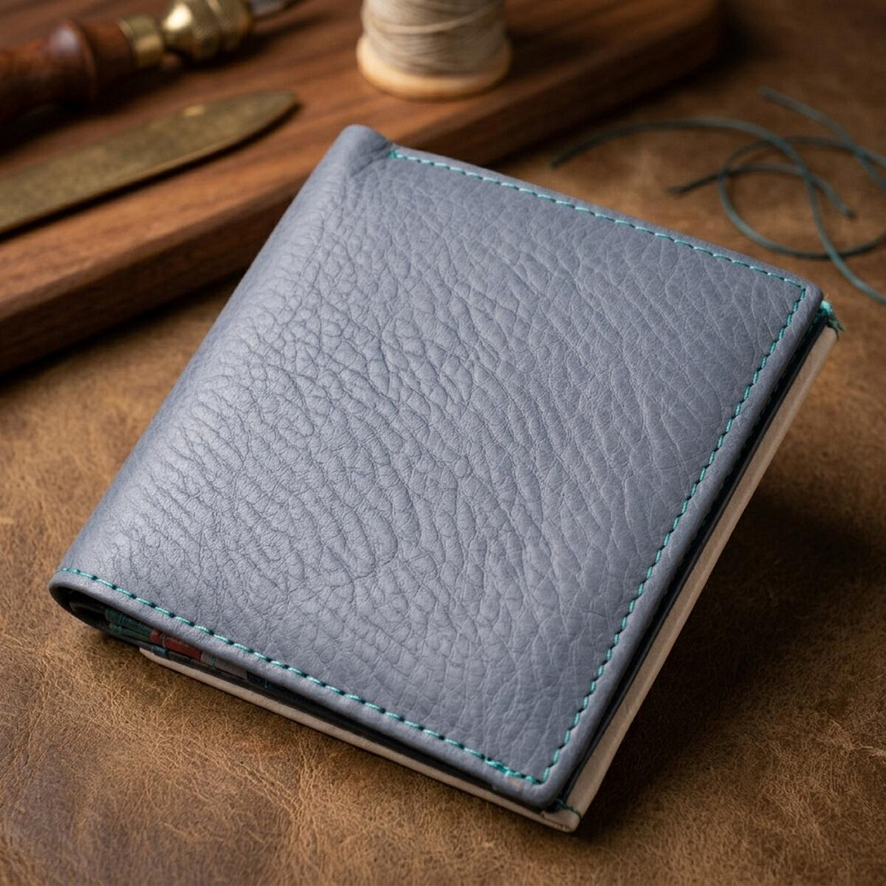 Кошелек женский с оригинальной монетницей из натуральной кожи ST Leather 19507 Разноцветный Киев - изображение 14