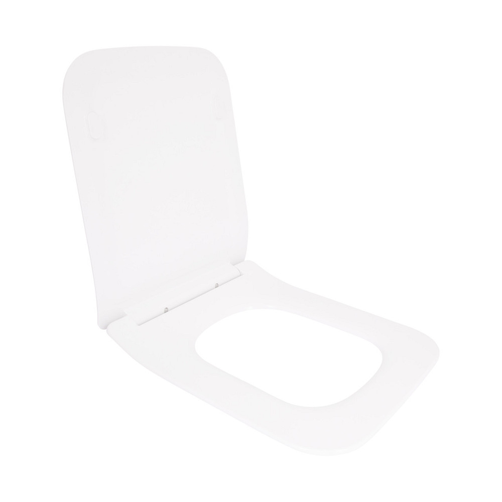 Qtap Сидіння для унітаза (Crow 640) 460x350x47 мм, White, з мікроліфтом, Slim Duroplast, Quick Release QTSC179W48700 Київ - фото 6