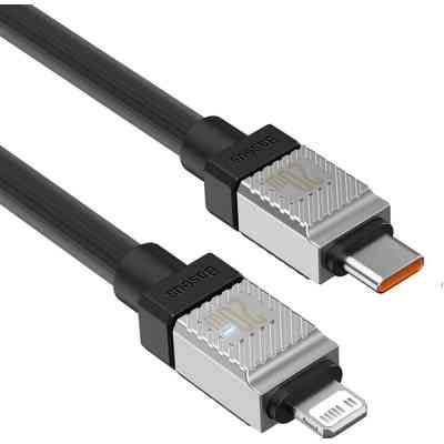 Дата кабель USB-C to Lightning 2.0m CoolPlay Fast Charging 20W black Baseus (CAKW000101) Вінниця