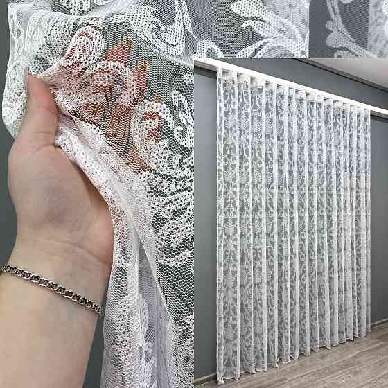 Тюль жакард колір білий 1983т Київ