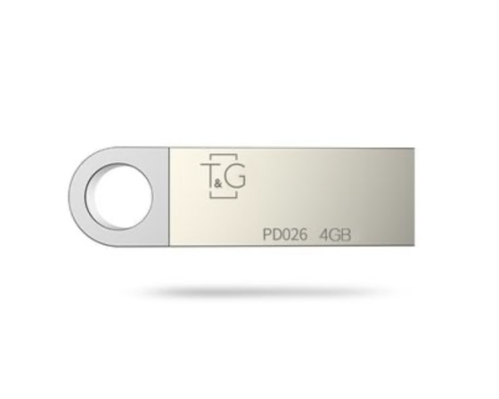 USB флеш накопичувач T&G метал серія 4GB/ TG026-4G (Гарантія 3 роки) Дніпро