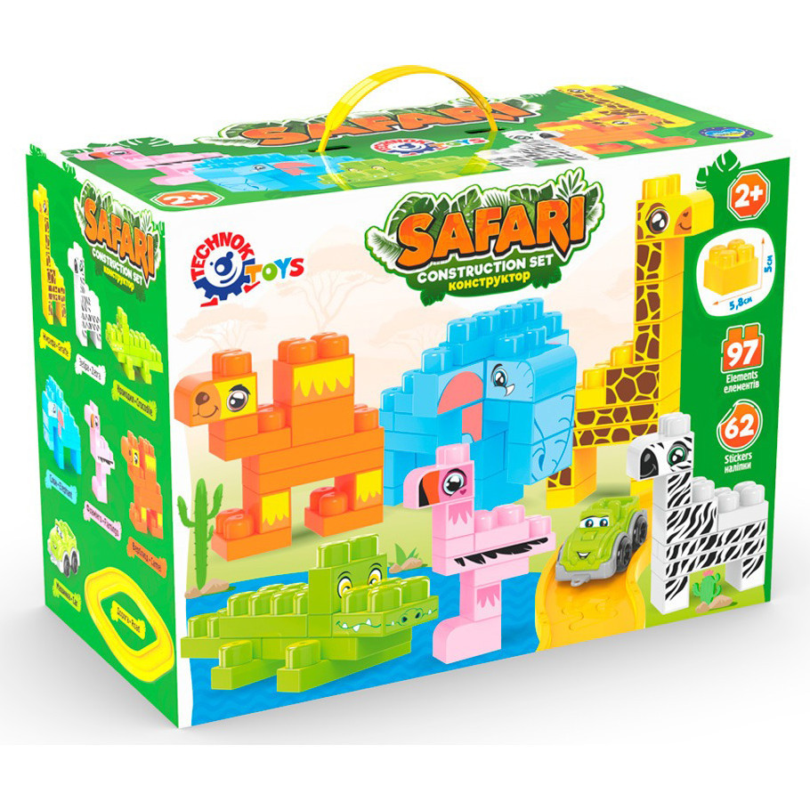 Дитячий конструктор "Сафарі" 9383TXK 97 елементів та 62 наліпки Вінниця - фото 1